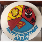 Superhero Fondant Cake 2